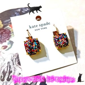 ♠️Kate Spade New York♠️Square Confetti Leverback Earrings